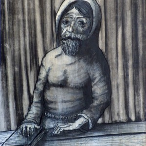 Evangélista / Evangelist (1980, tus-tinta, 15,3 cm x 19,9 cm)