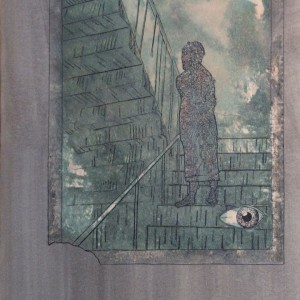 Mama - József Attila / Mother - Attila József (1981, akvarell-tus, 30 cm x 43 cm)