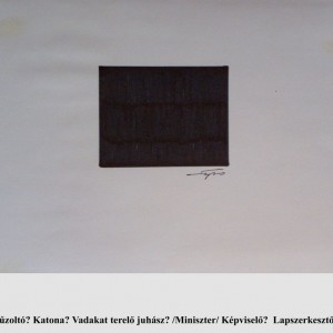 Balázsok / The Balázses (1993, grafit,  27,5  cm x 19,5 cm)
