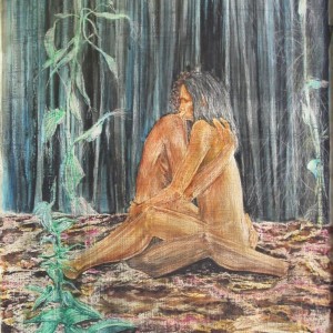 Közben / Meanwhile (1994, akvarell, 48 cm x 69 cm)