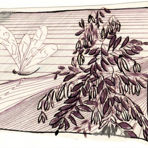 Tavasszal / In Spring (1999, filc, 12 cm  10 cm)
